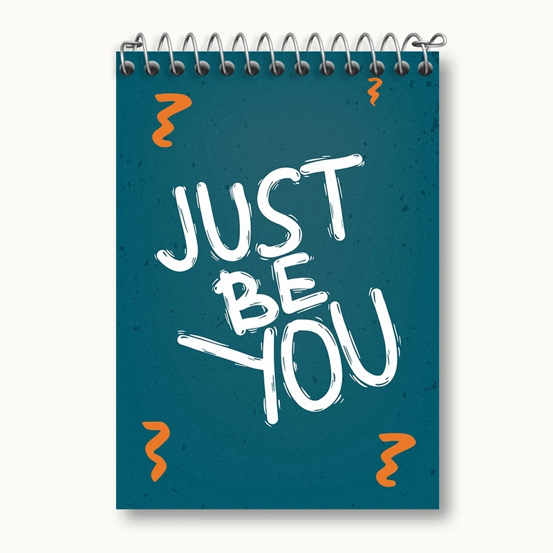 دفتر یادداشت 50 برگ خندالو مدل Just Be You کد N814