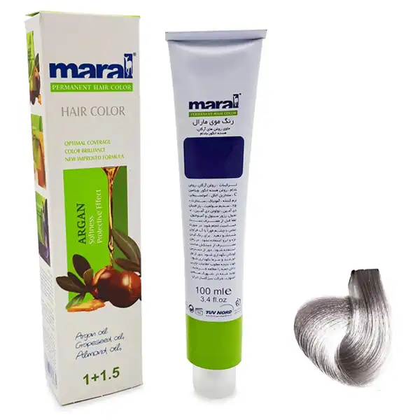 رنگ مو مارال شماره 5.110 حجم 100 میلی لیتر رنگ ذغال سنگی