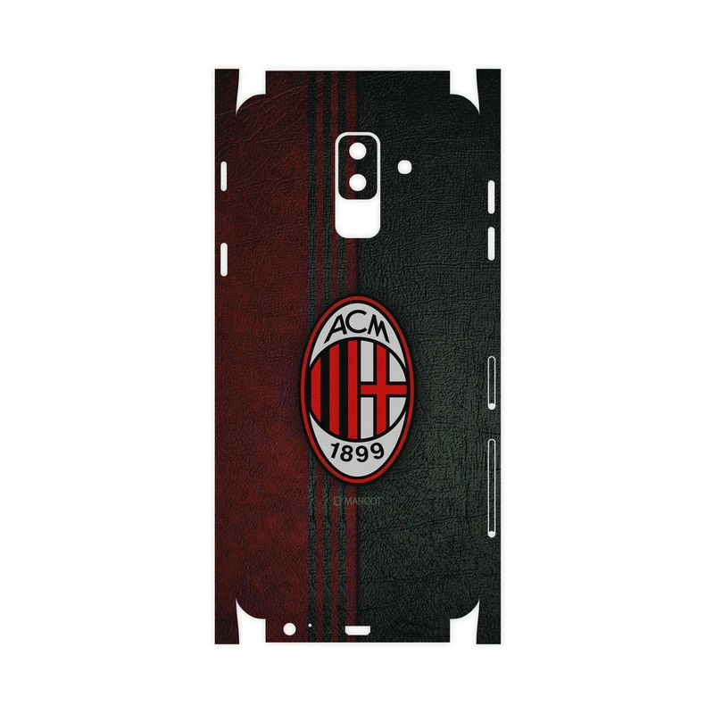 برچسب پوششی ماهوت مدل AC-Milan-FC-FullSkin مناسب برای گوشی موبایل سامسونگ Galaxy A6 Plus