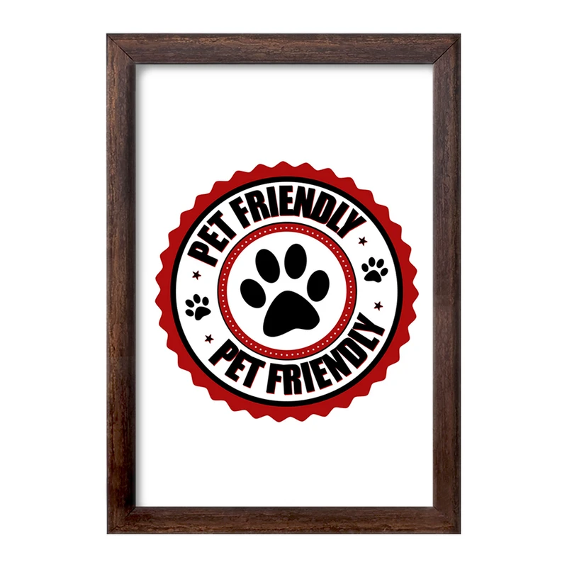 تابلو خندالو طرح حمایت از حیوانات کد 27365