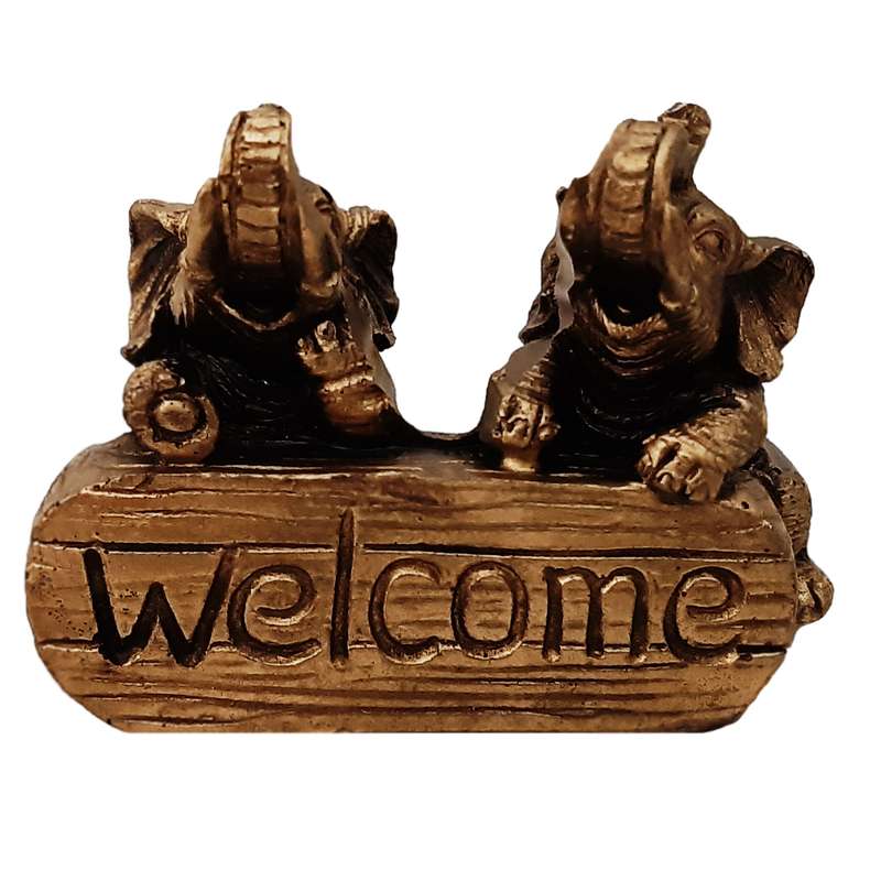 مجسمه طرح welcome مدل فیل کد 068