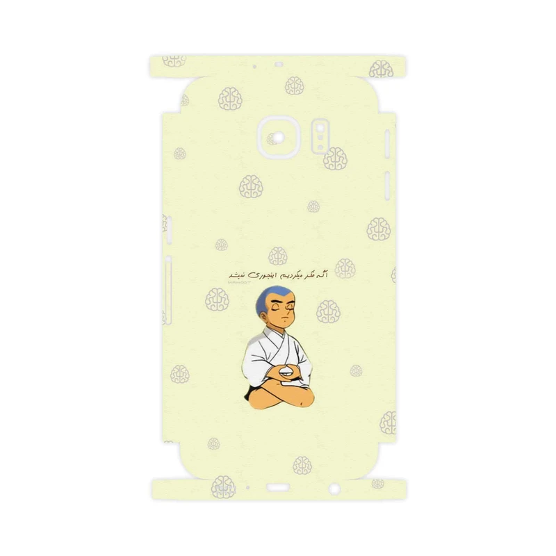 برچسب پوششی ماهوت مدل Ikkyu-san-FullSkin مناسب برای گوشی موبایل سامسونگ Galaxy S6 Edge