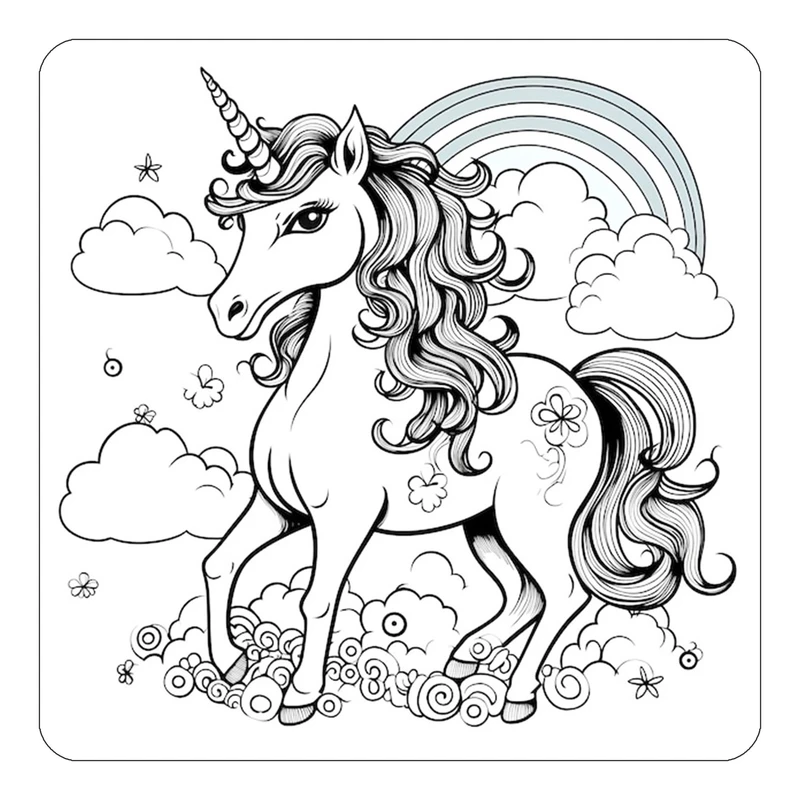 مگنت کاکتی طرح اسب تک شاخ و یونیکورن مدل mp30188