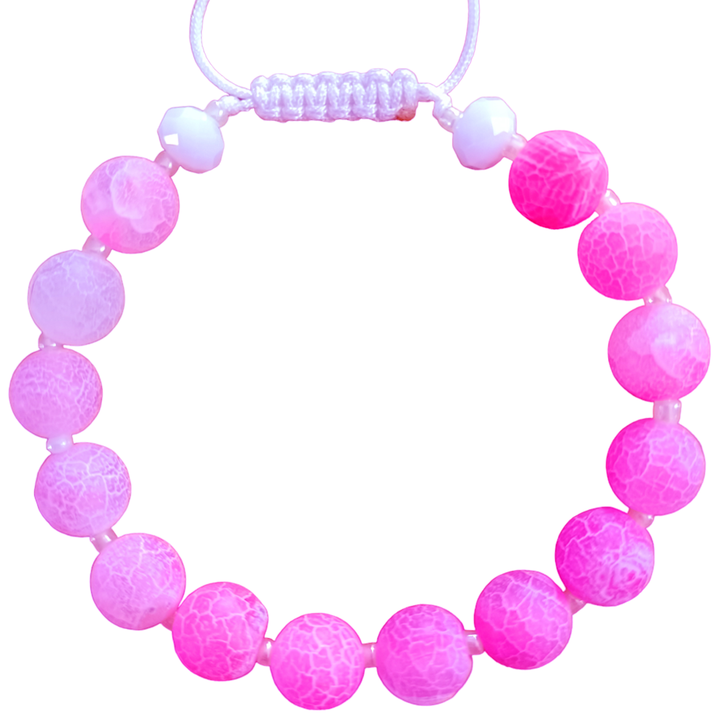 نکته خرید - قیمت روز دستبند سنگ عقیق زنانه مدل Pink Spectrum خرید