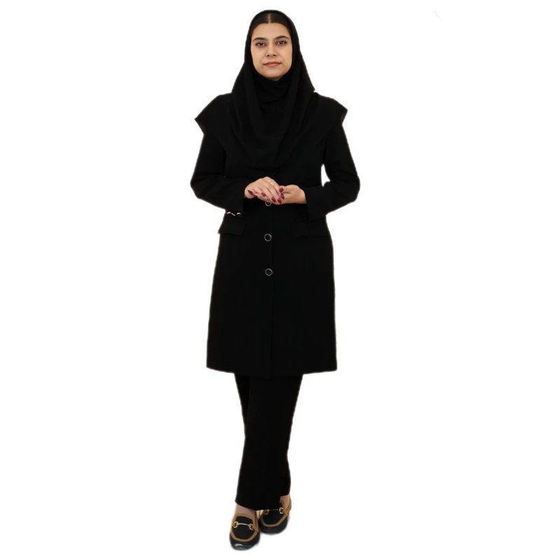 مانتو و شلوار زنانه مدل اداری کرپ کد 10572