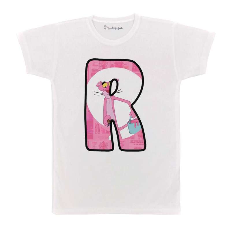 تی شرت بچگانه پرمانه طرح پلنگ صورتی کد pmt.4706