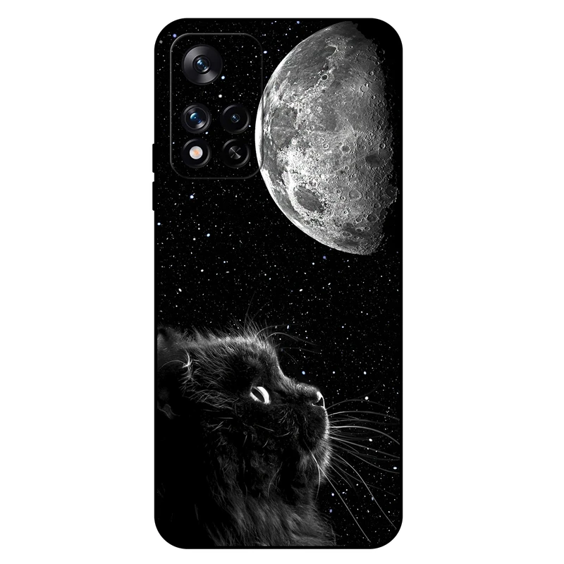 کاور مگافون طرح گربه مدل 1882 مناسب برای گوشی موبایل شیائومی Redmi Note 11 Pro Plus 5G