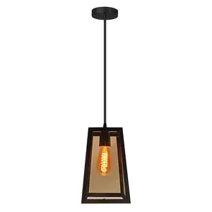 چراغ آویز مدل شیشه خور تک