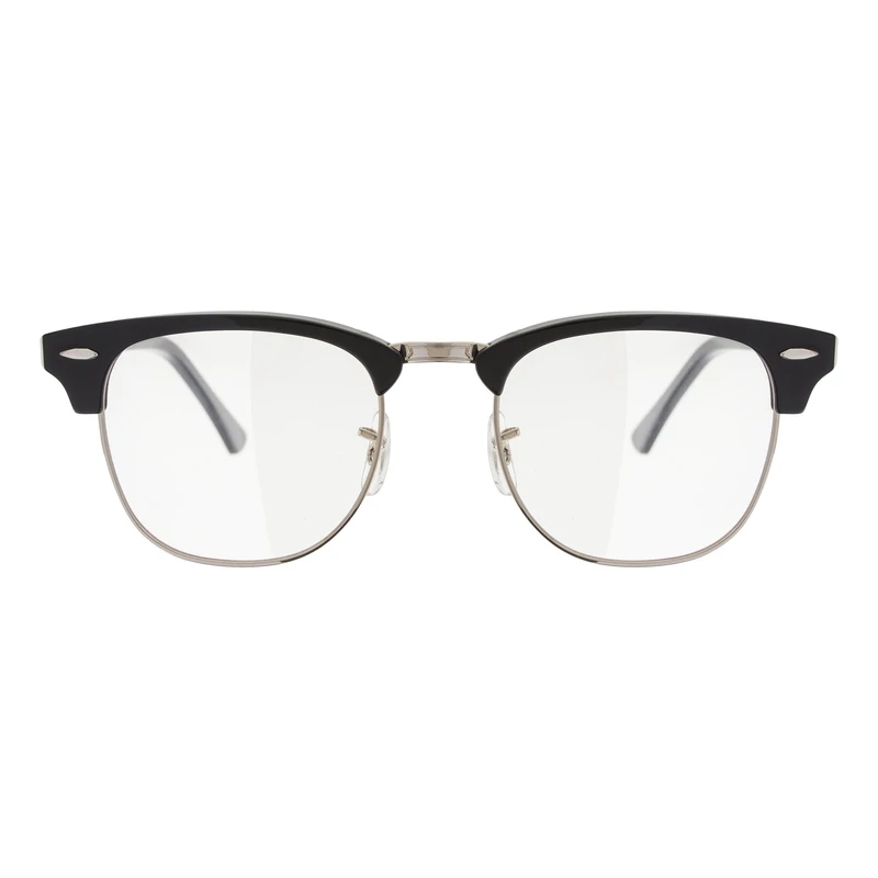 فریم عینک طبی کلاب مستر (Clubmaster) ری بن مدل 0RB5154-2000 مناسب برای صورت مستطیل، مربع، مثلث و بیضی