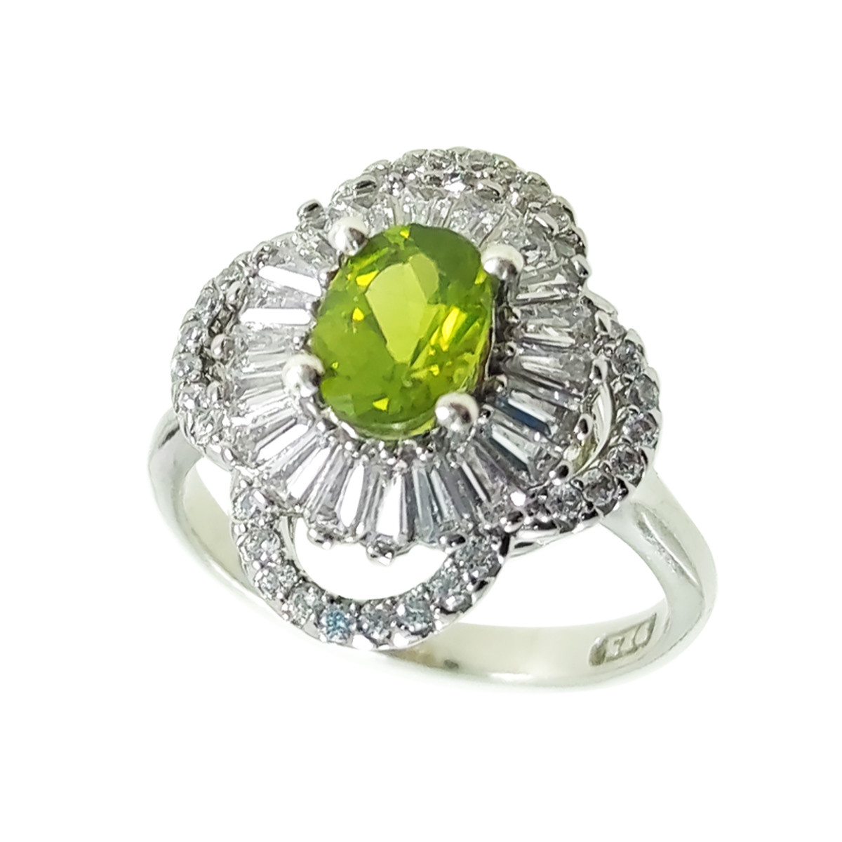 انگشتر نقره زنانه سلین کالا مدل زبرجد کد 13