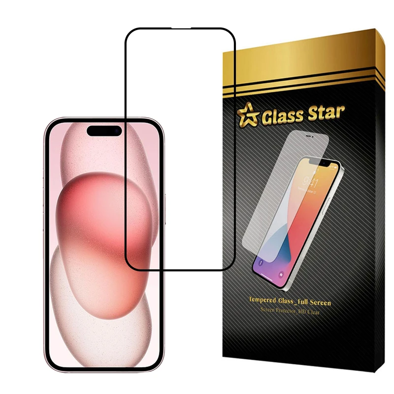 محافظ صفحه نمایش سرامیکی گلس استار مدل CERAMS مناسب برای گوشی موبایل اپل iPhone 15