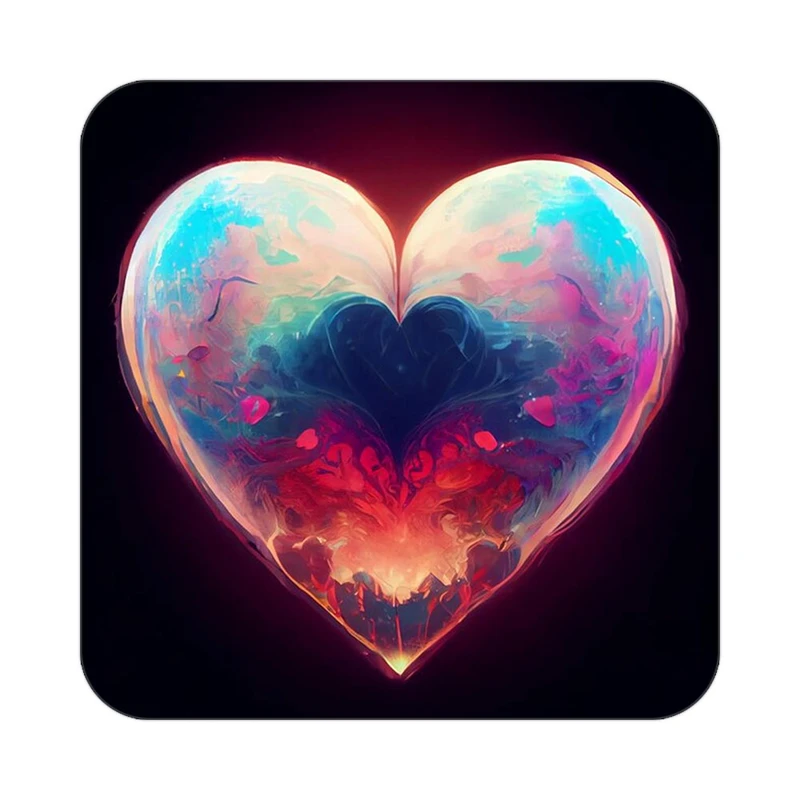 زیر لیوانی کاکتی مدل عاشقانه کد mp10550