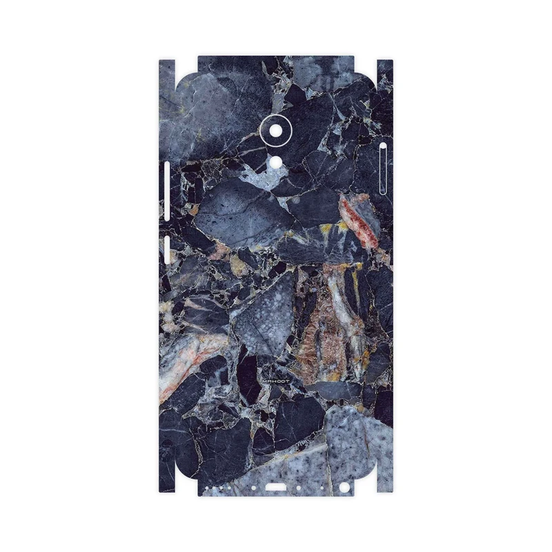 برچسب پوششی ماهوت مدل Broken black marble-FullSkin مناسب برای گوشی موبایل میزو M5