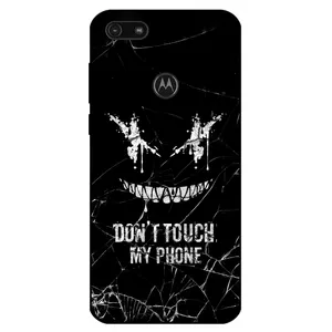 Megafone Dont touch my phone 1884 Cover For Motorola Moto E6 Play