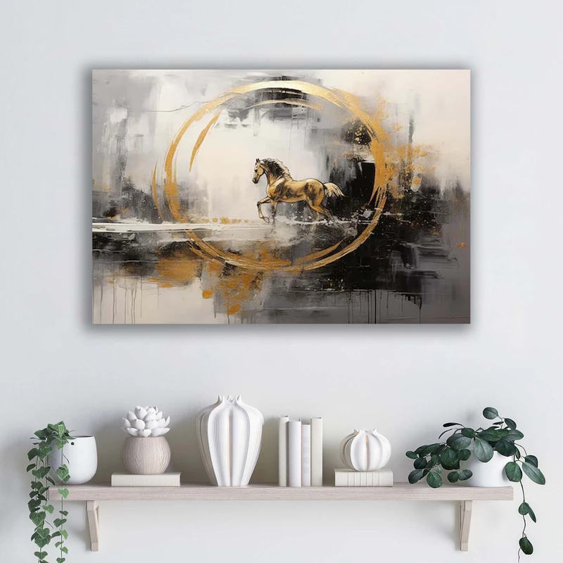 تابلو شاسی آتریسا طرح اسب مدل AThf040