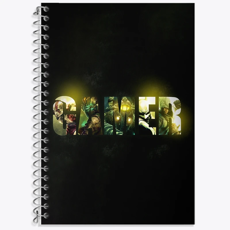 دفتر لغت 50 برگ خندالو طرح Gamer کد F2412