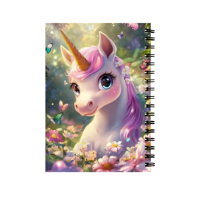 دفتر مشق 60 برگ مدل یونیکورن اسب تک شاخ کد 13