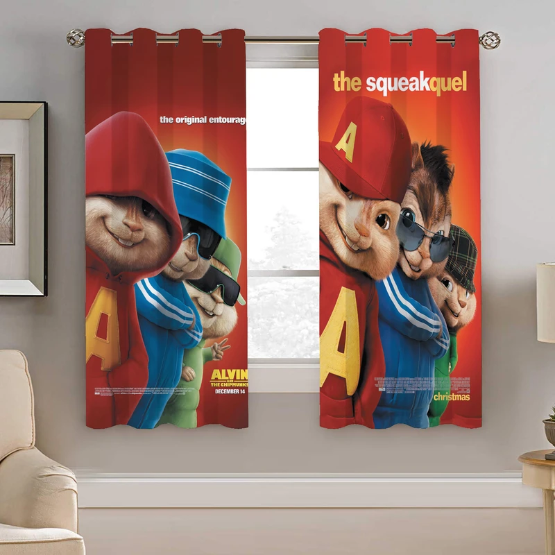 پرده نیروانا طرح الوین کودک مدل هازان کد 8299 سایز 140×200 سانتی متر