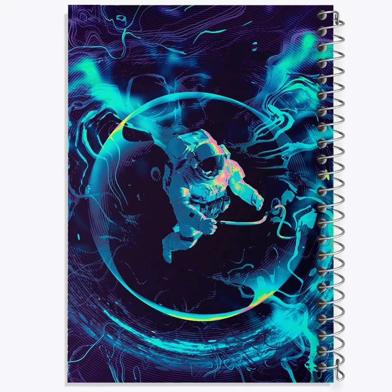 دفتر شطرنجی 50 برگ خندالو مدل فضانورد کد F1165