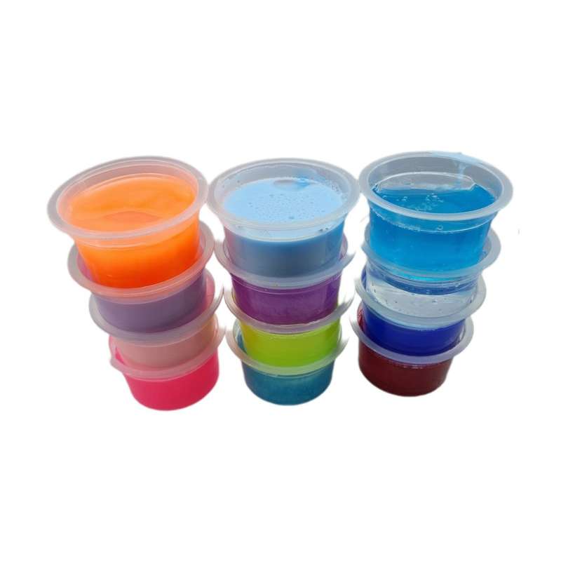 ژل بازی مدل wonderful color بسته 12 عددی
