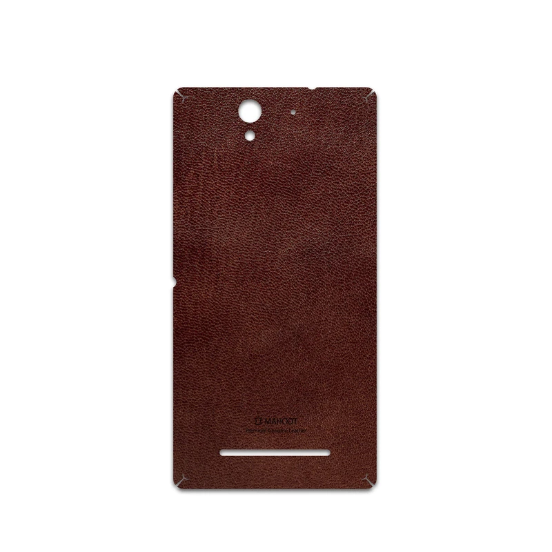 برچسب پوششی ماهوت مدل Natural-Leather مناسب برای گوشی موبایل سونی Xperia C3 Dual