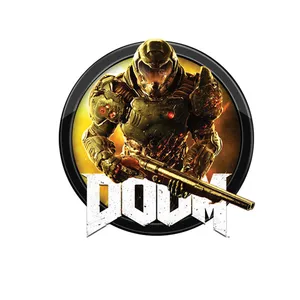برچسب کنسول بازی مدل Doom