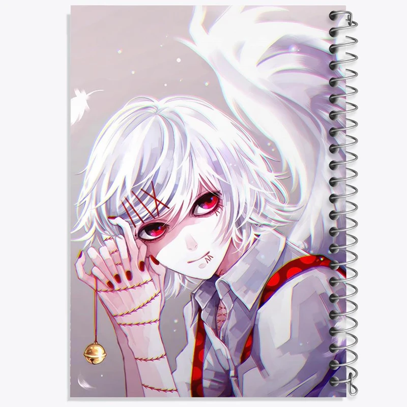 دفتر ژورنال نویسی 50 برگ خندالو مدل نقطه ای طرح سوزویا جوزو انیمه توکیو غول Tokyo Ghoul کد 11890
