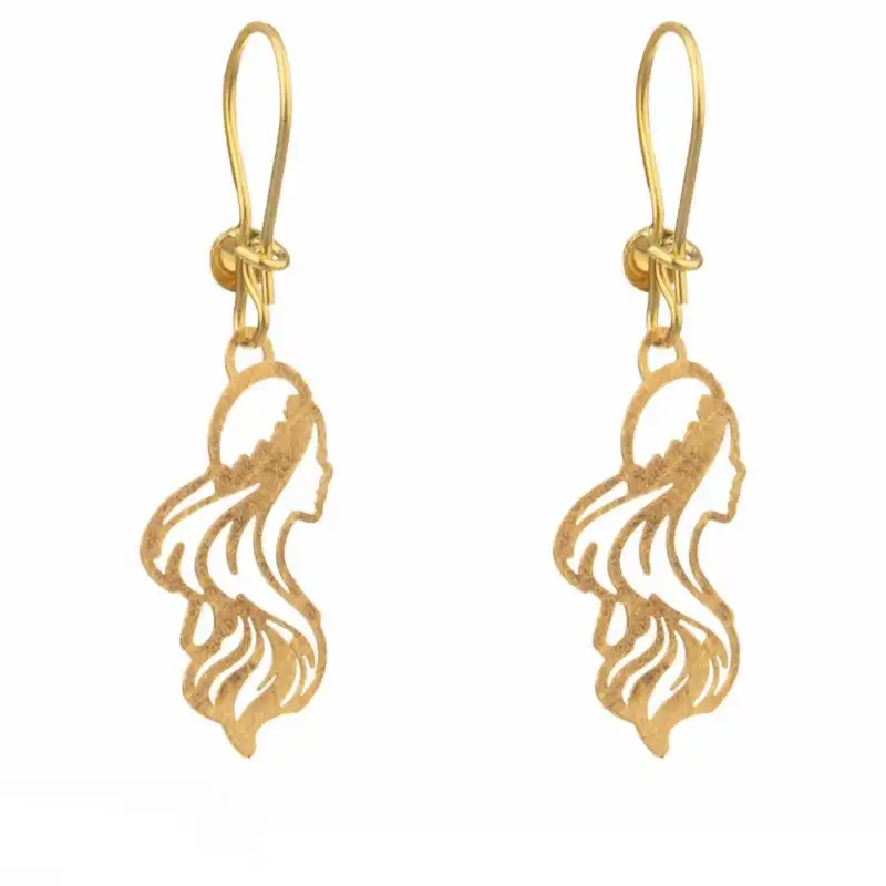 نیم ست طلا 18 عیار زنانه الن نار مدل ELMS0520