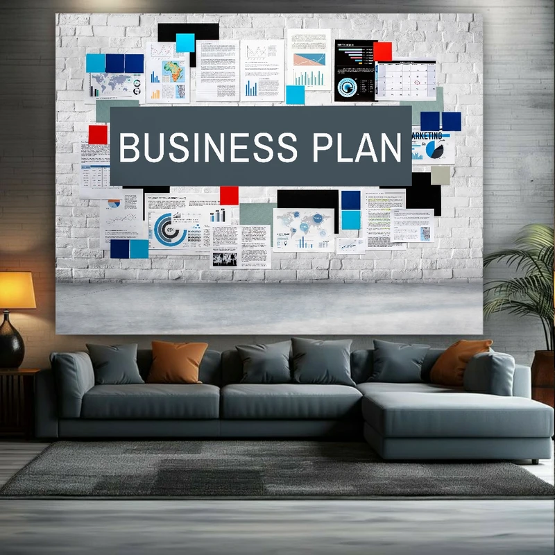 تابلو بوم طرح BUSINESS PLAN کد BK1663