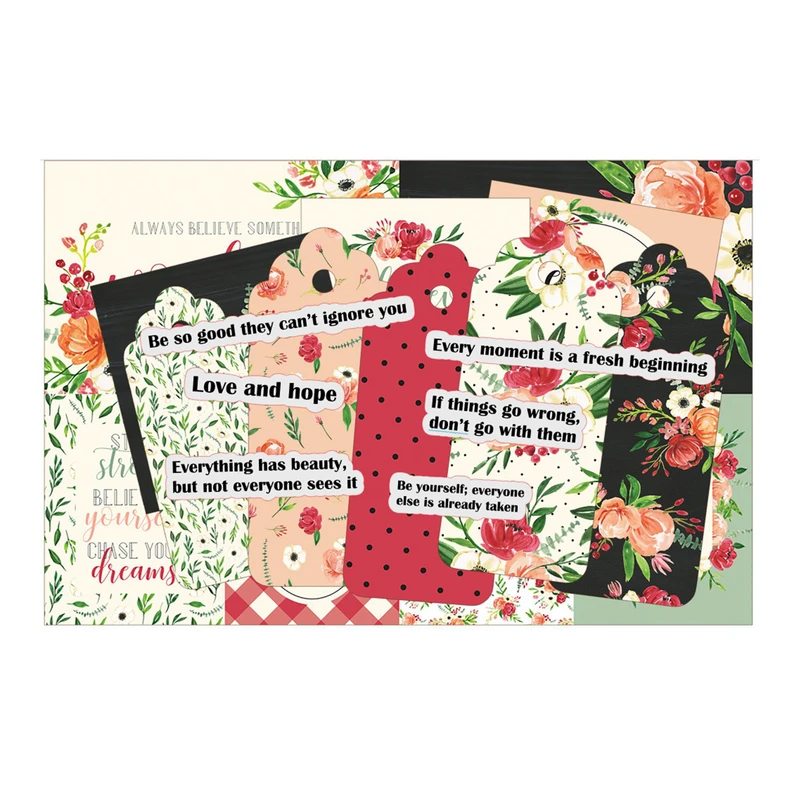 برچسب طرح برش خورده بولت ژورنال و اسکرپ بوک مدل Enjoy بسته 15عددی