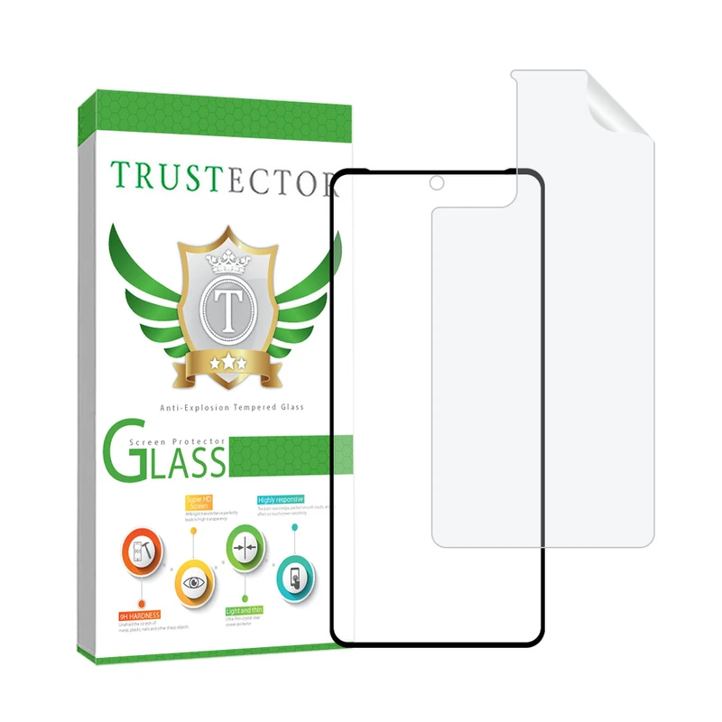 محافظ صفحه نمایش مات تراستکتور مدل MCERAMNANOT مناسب برای گوشی موبایل سامسونگ Galaxy S20 FE / S20 FE 5G / S20 FE 2022 به همراه محافظ پشت گوشی