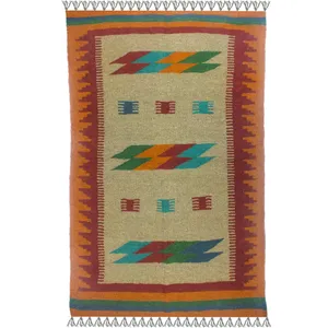 گلیم دستبافت یک متری کد pad 24132