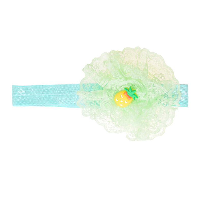 هدبند نوزادی دلنار گالری مدل گل توری و آناناس