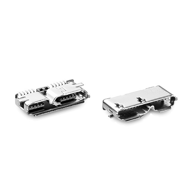 كانكتور مادگی USB-3 مدل 10Pin-180Deg.Type.B-SMT بسته 2 عددی