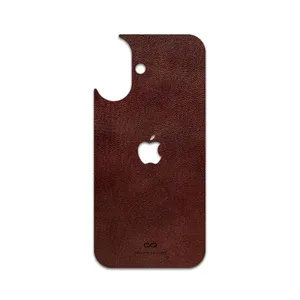 MAHOOT Natural-Leather Cover Sticker for Apple iPhone 16