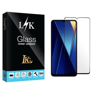 محافظ صفحه نمایش شیشه ای ال کا جی مدل LKK مناسب برای گوشی موبایل شیائومی Poco C65