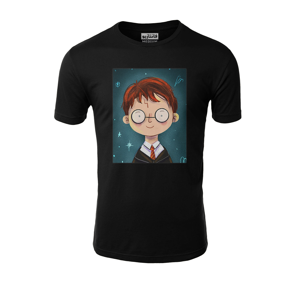 تیشرت آستین کوتاه مردانه فانتازیو طرح Harry potter کد SUB-HP009