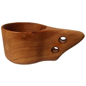 لیوان چوبی مدل روستیک کد Le117