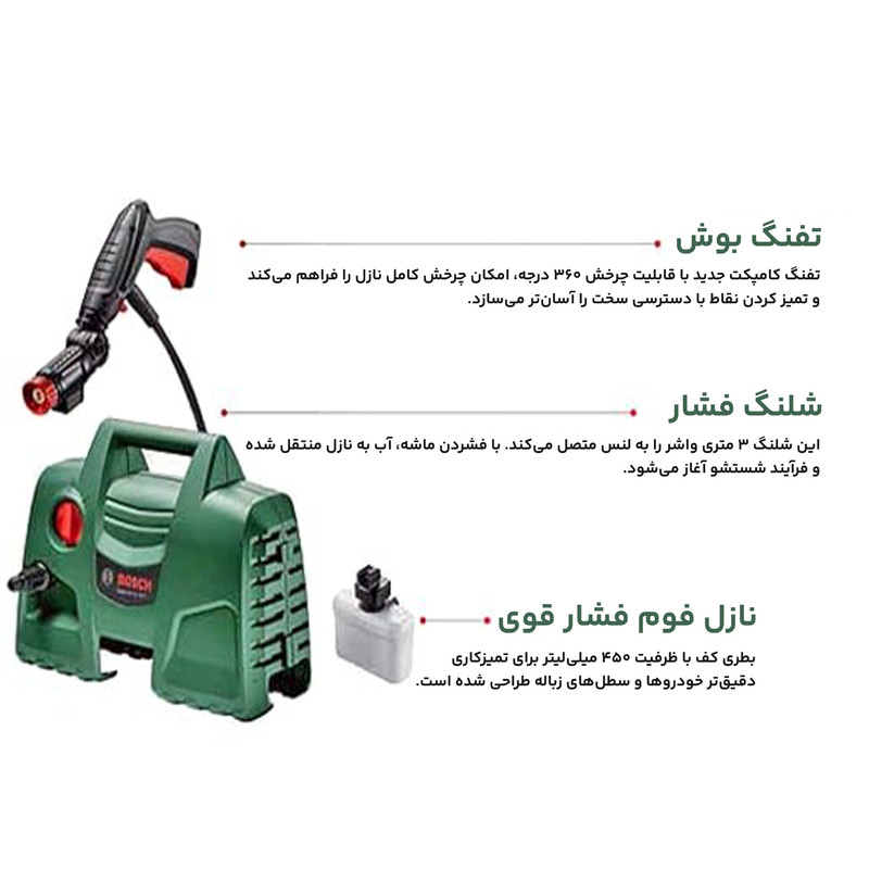 کارواش بوش مدل Aqutak 100 - Easy