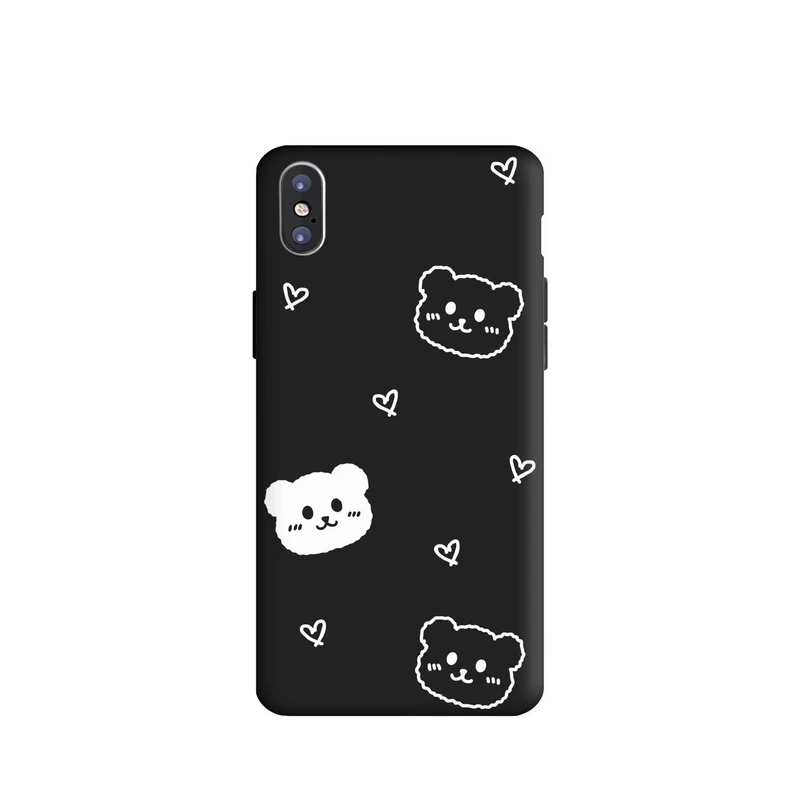 کاور طرح خرس کیوت کد f3809 مناسب برای گوشی موبایل اپل iphone X / XS