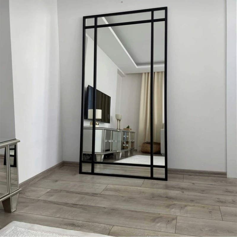 آینه مدل قدی چوبی طرح نسیم w-160