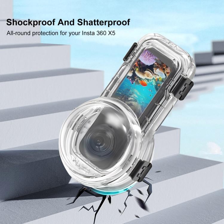 قاب ضد آب پولوز برای دوربین Insta360 X5 مدل PU760T