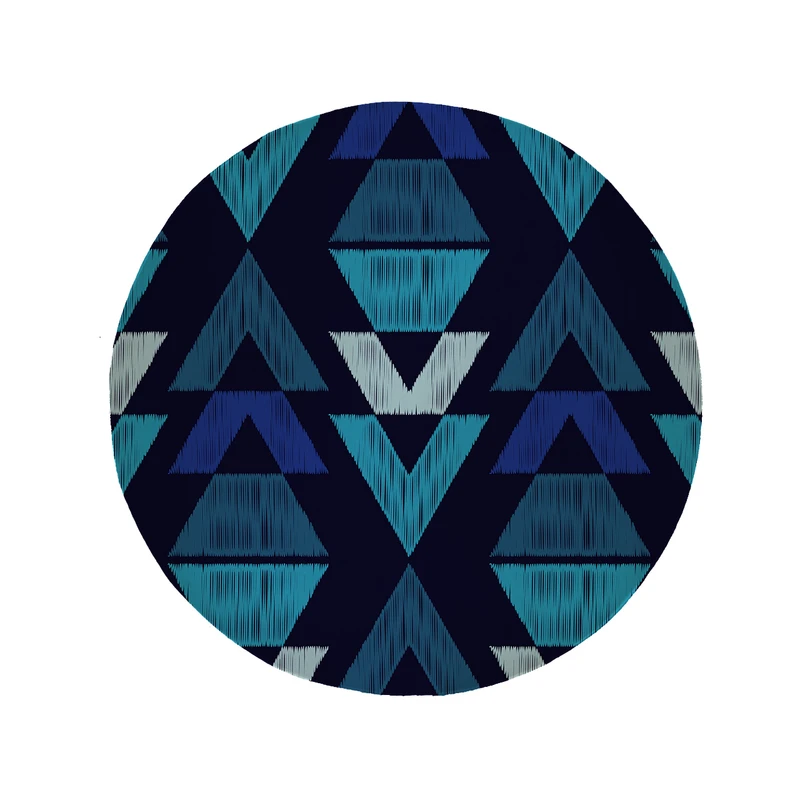 پادری مدل دایره طرح مثلث کد 5733 سایز 90 × 90 سانتی متر 