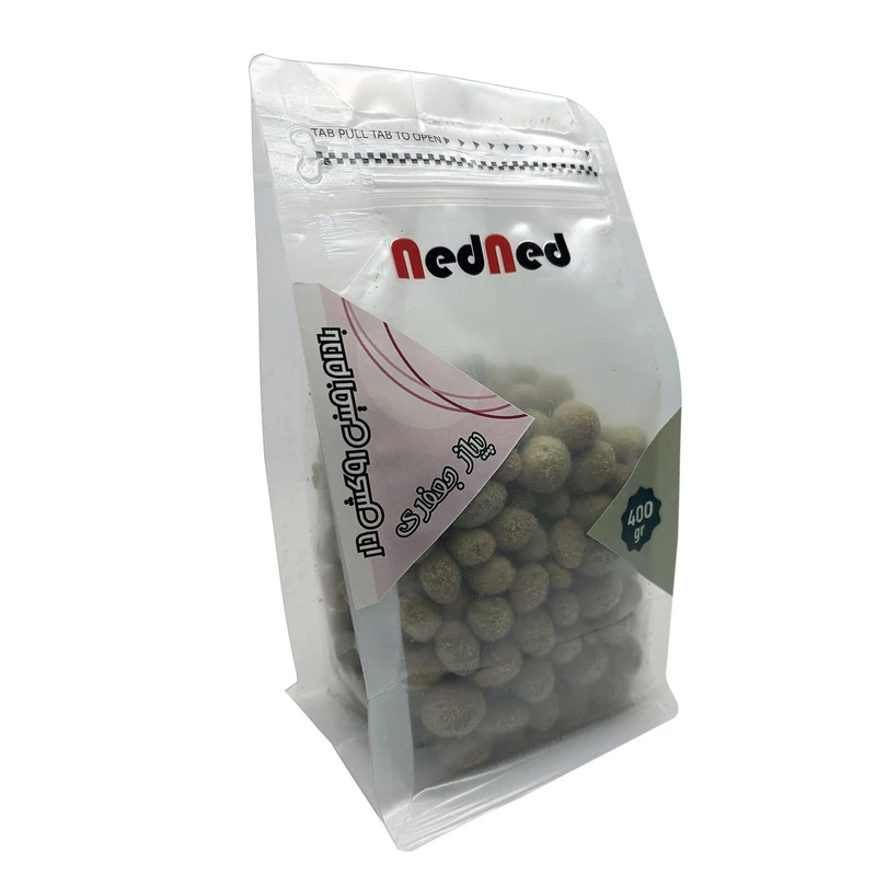 بادام زمینی روکش دار طعم پیاز جعفری ندند - 400 گرم