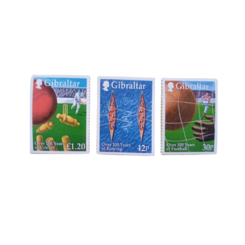 تمبر یادگاری مدل جبل الطارق 1999 صدمین سالگرد ورزش های محلی مجموعه 3 عددی