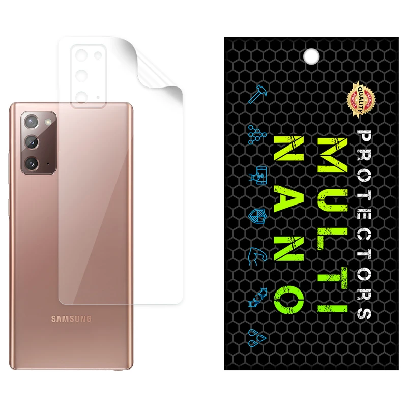 محافظ پشت شفاف نانو هیدروژل مولتی نانو مدل X-F1T مناسب برای گوشی موبایل سامسونگ Galaxy Note 20