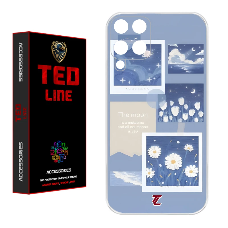 کاور تدلاین طرح بابونه کد 1203 مناسب برای گوشی موبایل سامسونگ Galaxy A22 4G