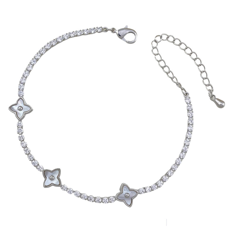 دستبند زنانه ژوپینگ مدل تنیسی جواهری کد B4347