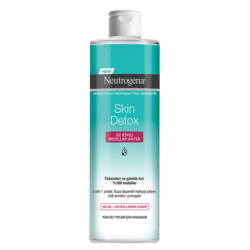 محلول شستشو صورت نوتروژینا مدل Skin Detox حجم 400 میلی لیتر محلول شستشو صورت نوتروژینا مدل Skin Detox حجم 400 میلی لیتر