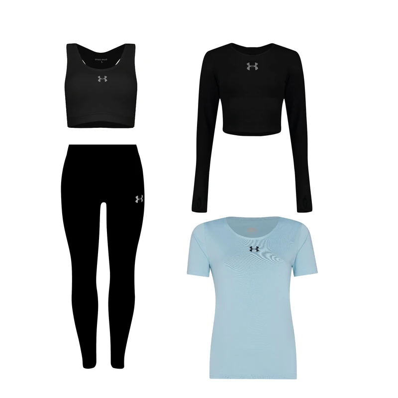 ست 4 تکه لباس ورزشی زنانه مدل 1801-4101-63-7101